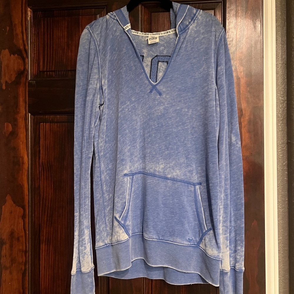 PINK Victoria's Secret Blue Hoodie